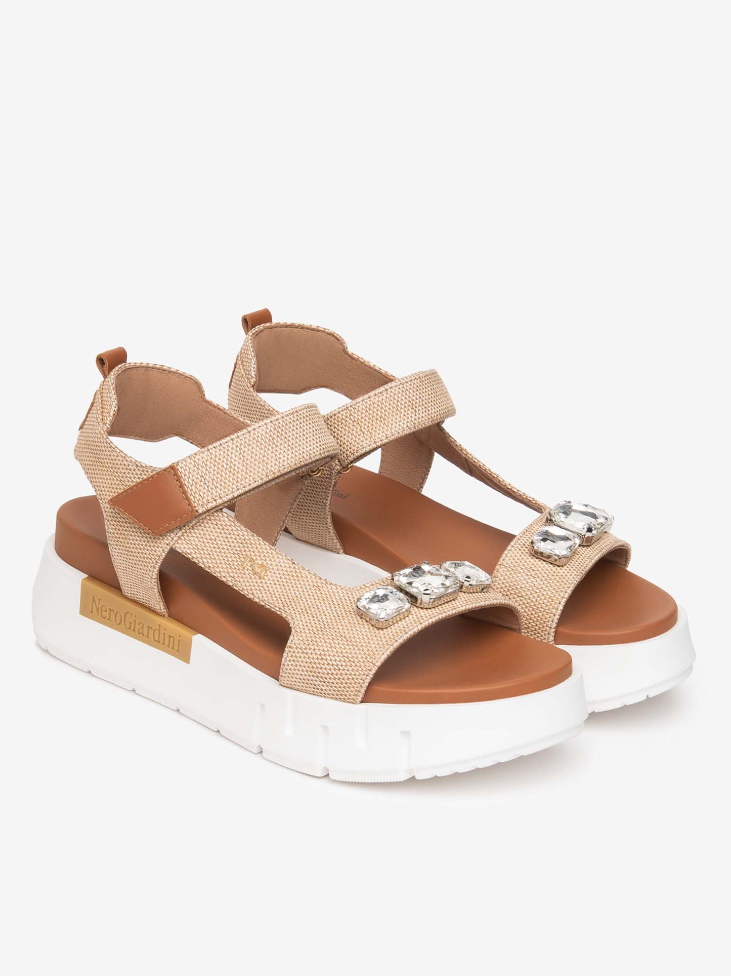 Sandali beige donna Nero Giardini Venezì