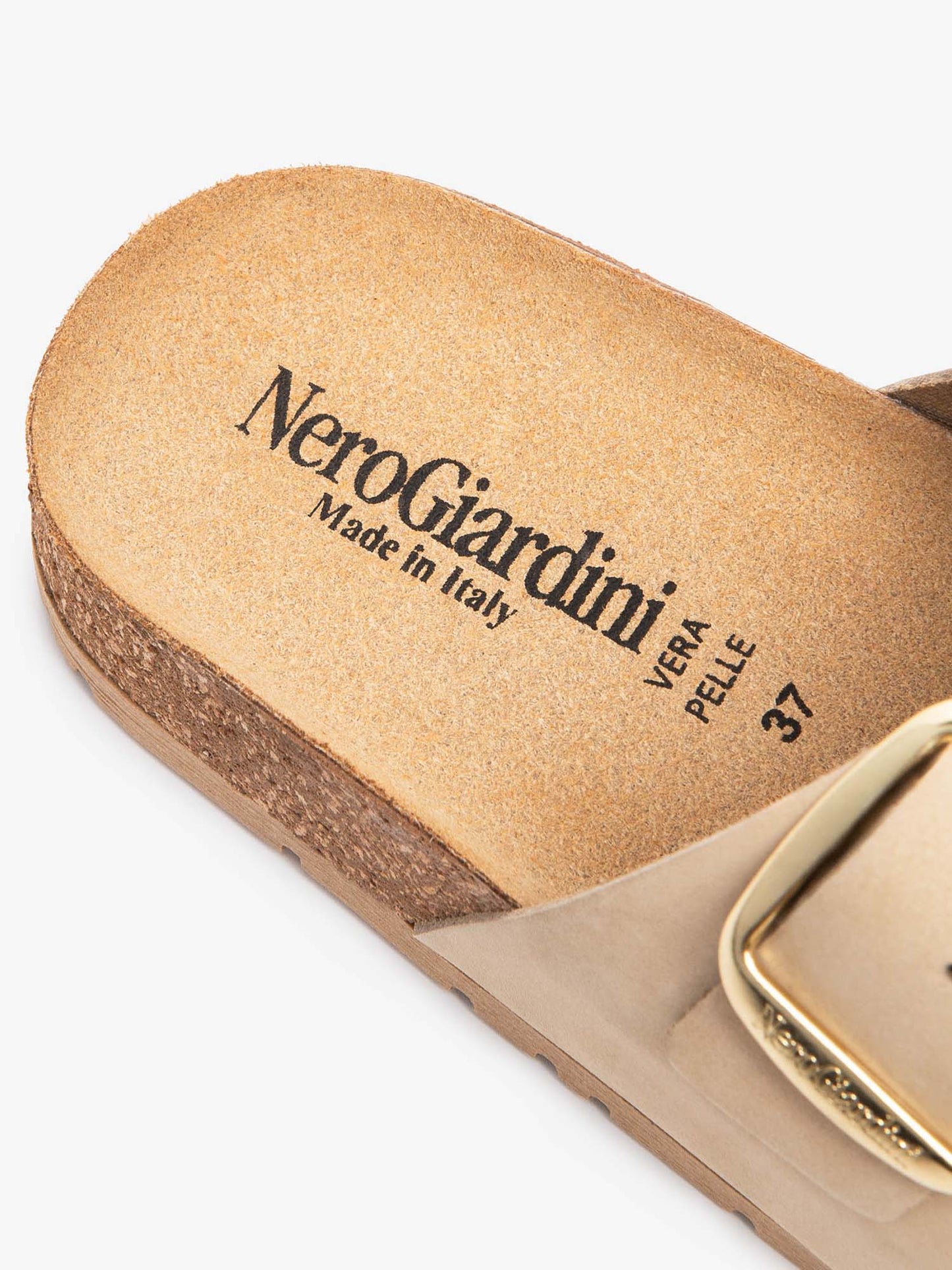 Sandali Nero Giardini Bio donna beige per l'estate