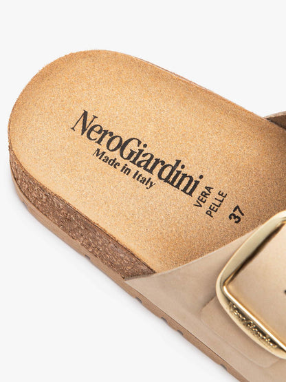 Sandali Nero Giardini Bio donna beige per l'estate