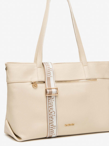 Borsa Nero Giardini beige da Donna elegante e versatile