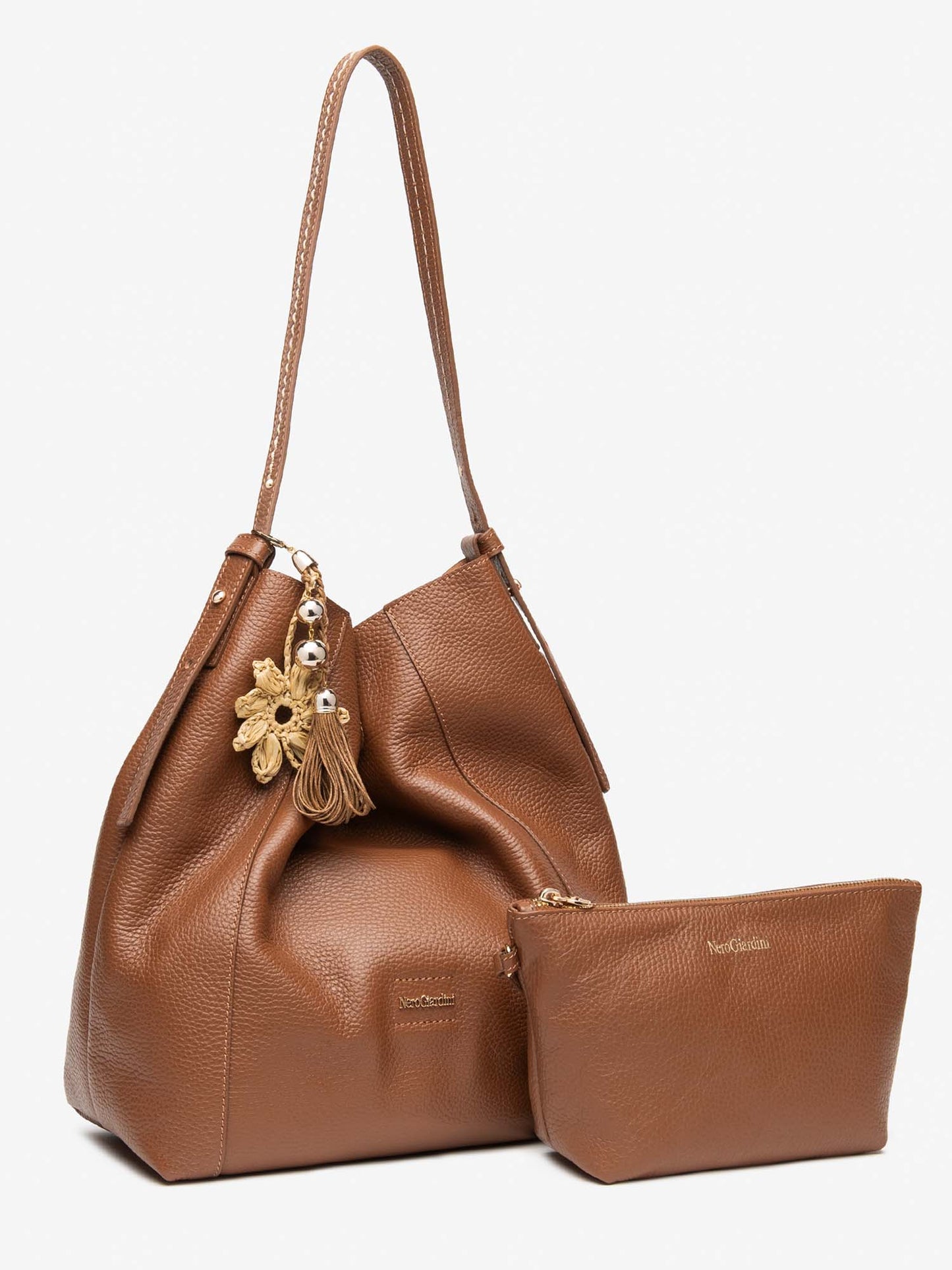 Nero Giardini borsa da Donna adulto beige versatile e made in Italy
