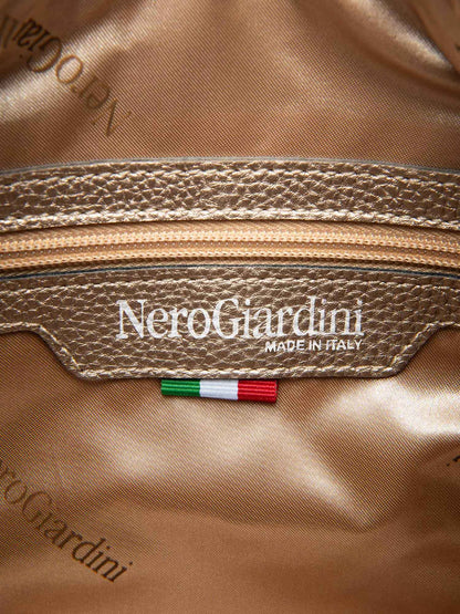 Borsa Nero Giardini da Donna adulta color argento in stile casual