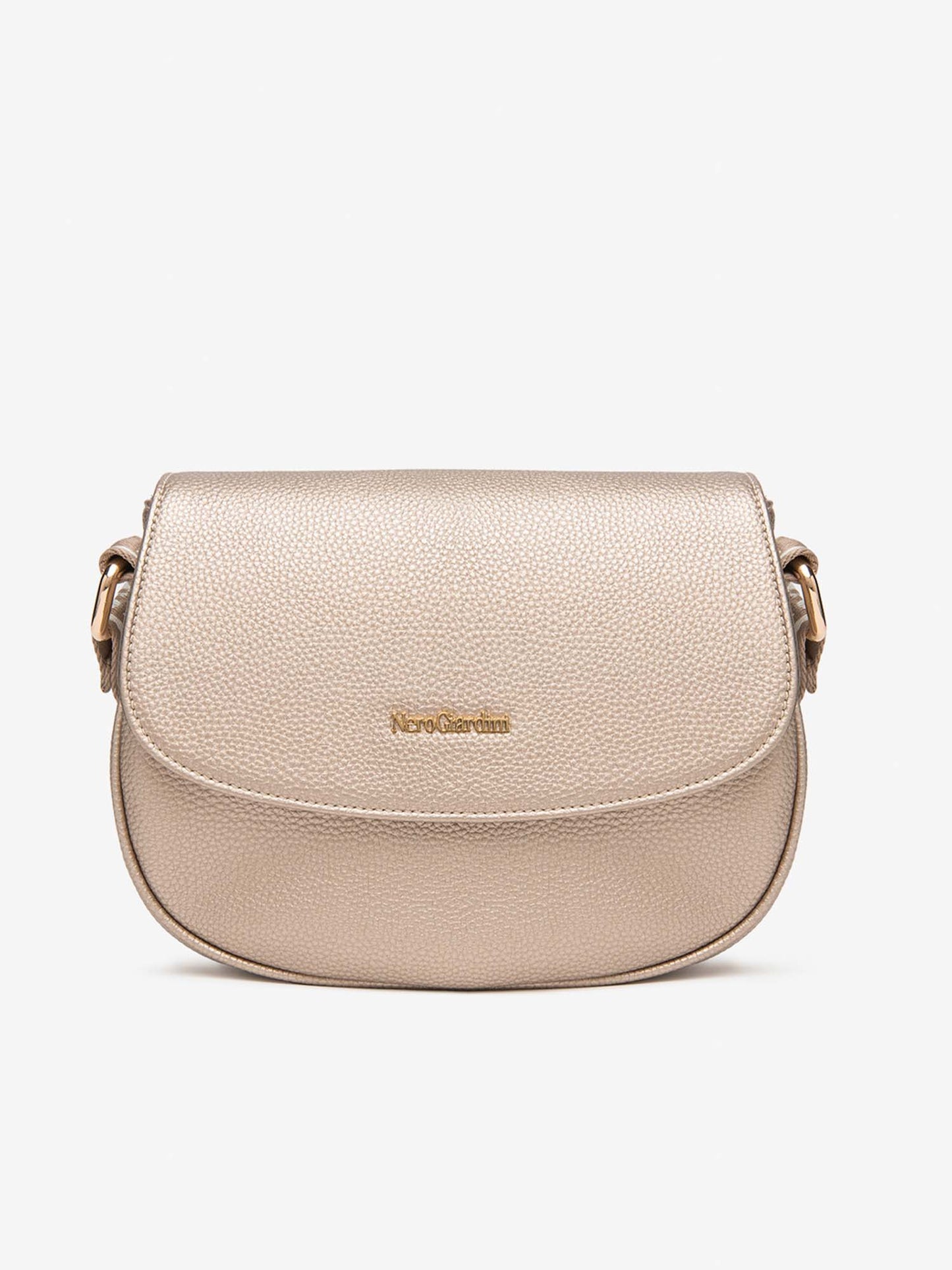 Borsa Nero Giardini in elegante tinta metallica da Donna adulto