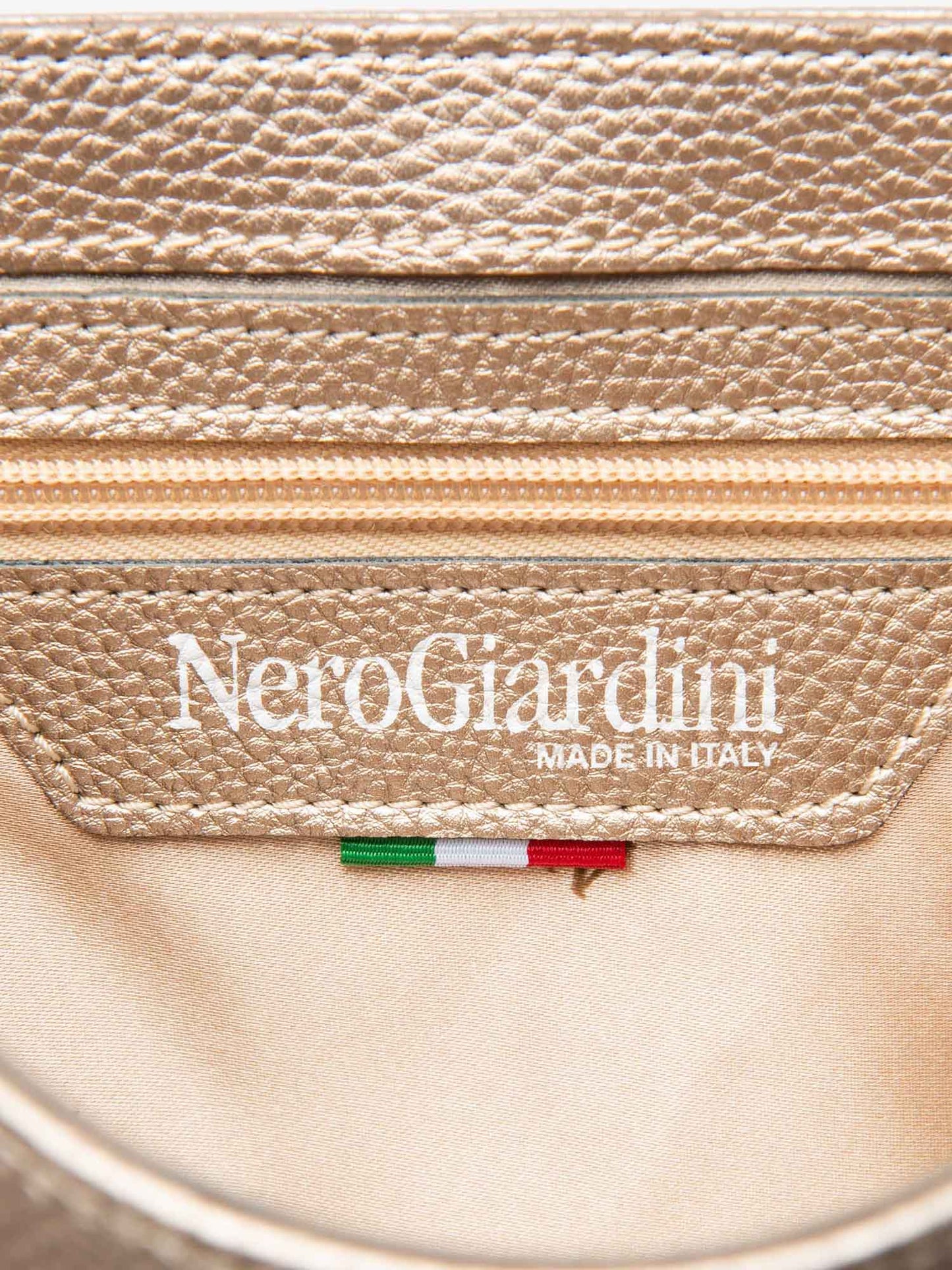 Borsa Nero Giardini in elegante tinta metallica da Donna adulto
