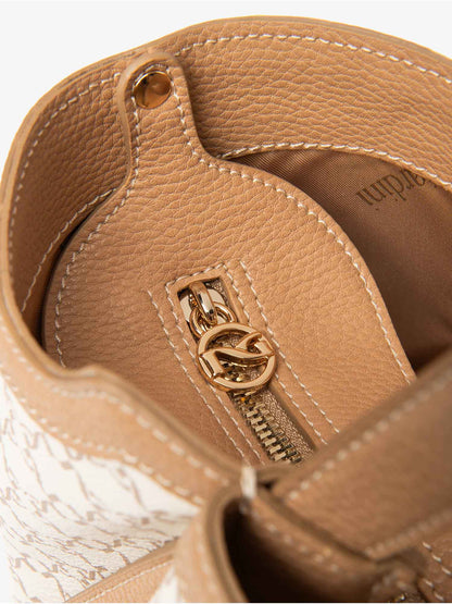 Borsa shopping da Donna beige Nero Giardini in eco pelle