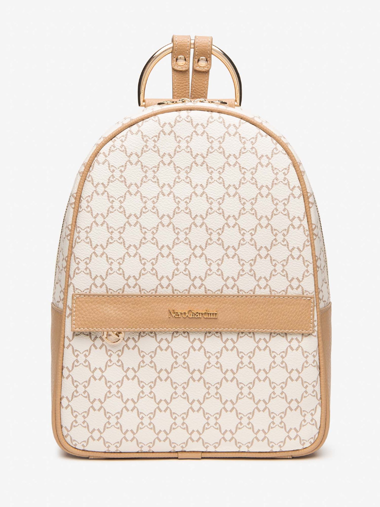Zaino Nero Giardini beige da Donna per la primavera-estate
