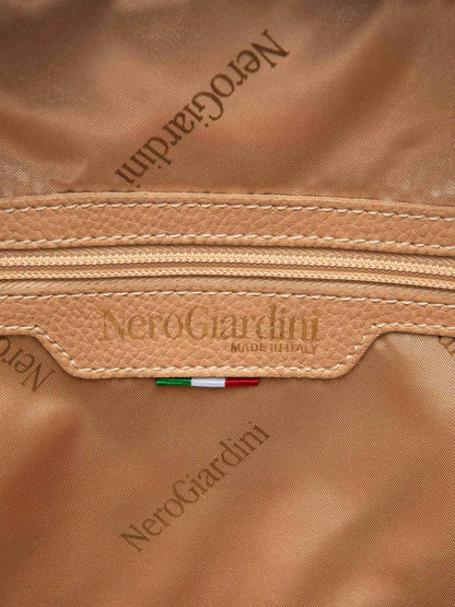 Zaino Nero Giardini beige da Donna per la primavera-estate