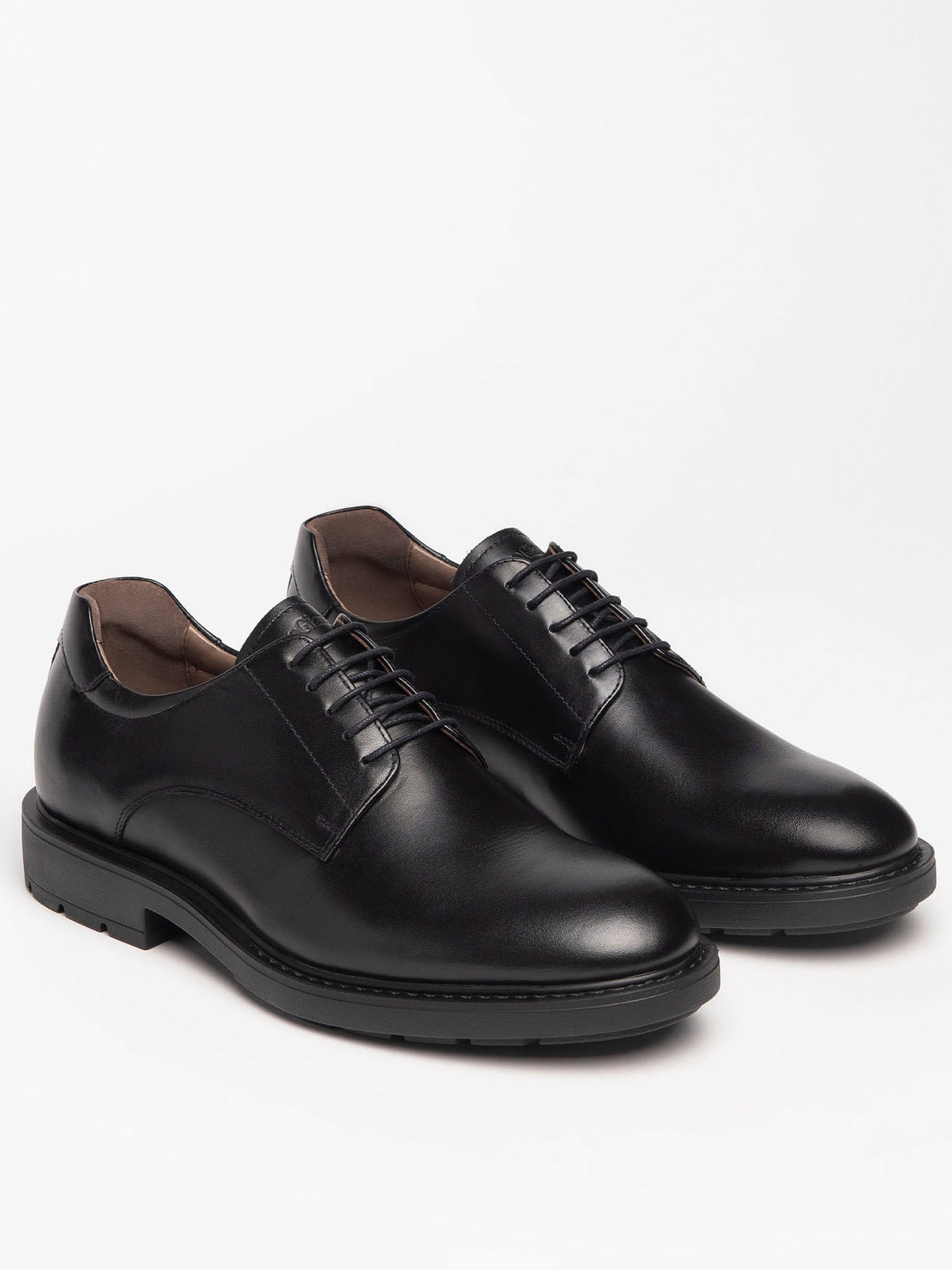 STRINGATA IN PELLE NeroGiardini DA UOMO NERO