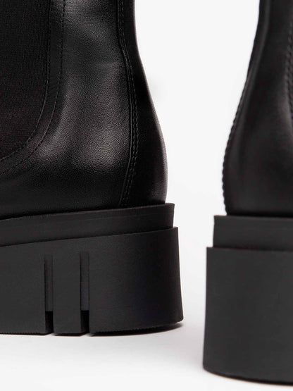 STIVALETTI CHELSEA CON PLATFORM NEROGIARDINI DA DONNA NERO
