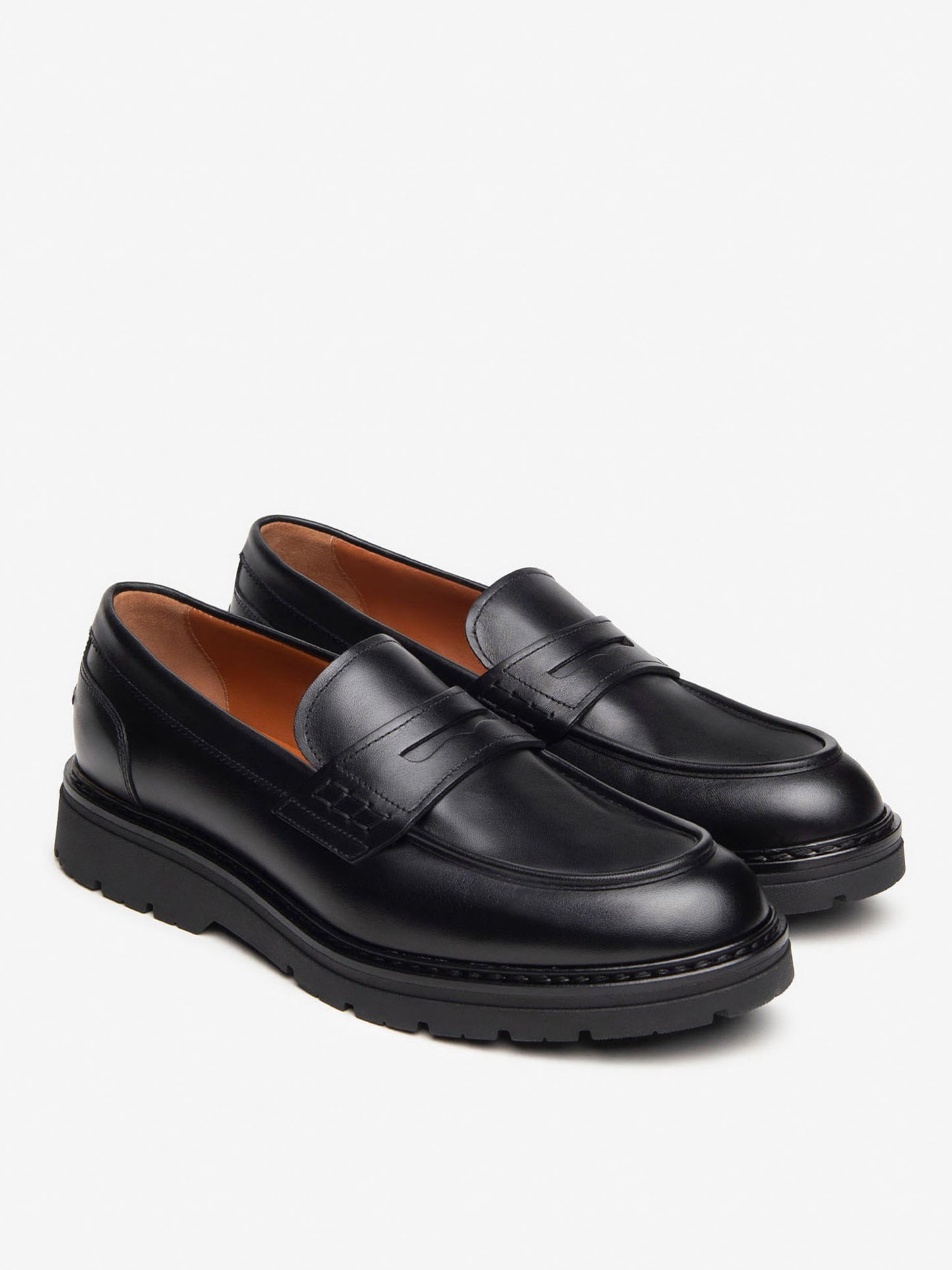 MOCASSINO IN PELLE NEROGIARDINI DA UOMO NERO