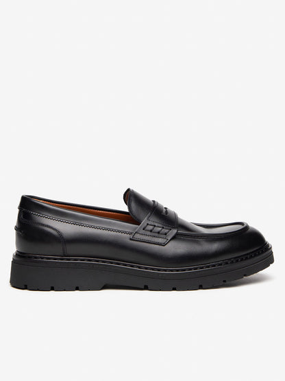 MOCASSINO IN PELLE NEROGIARDINI DA UOMO NERO