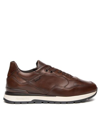 SNEAKERS IN PELLE NeroGiardini DA UOMO MARRONE