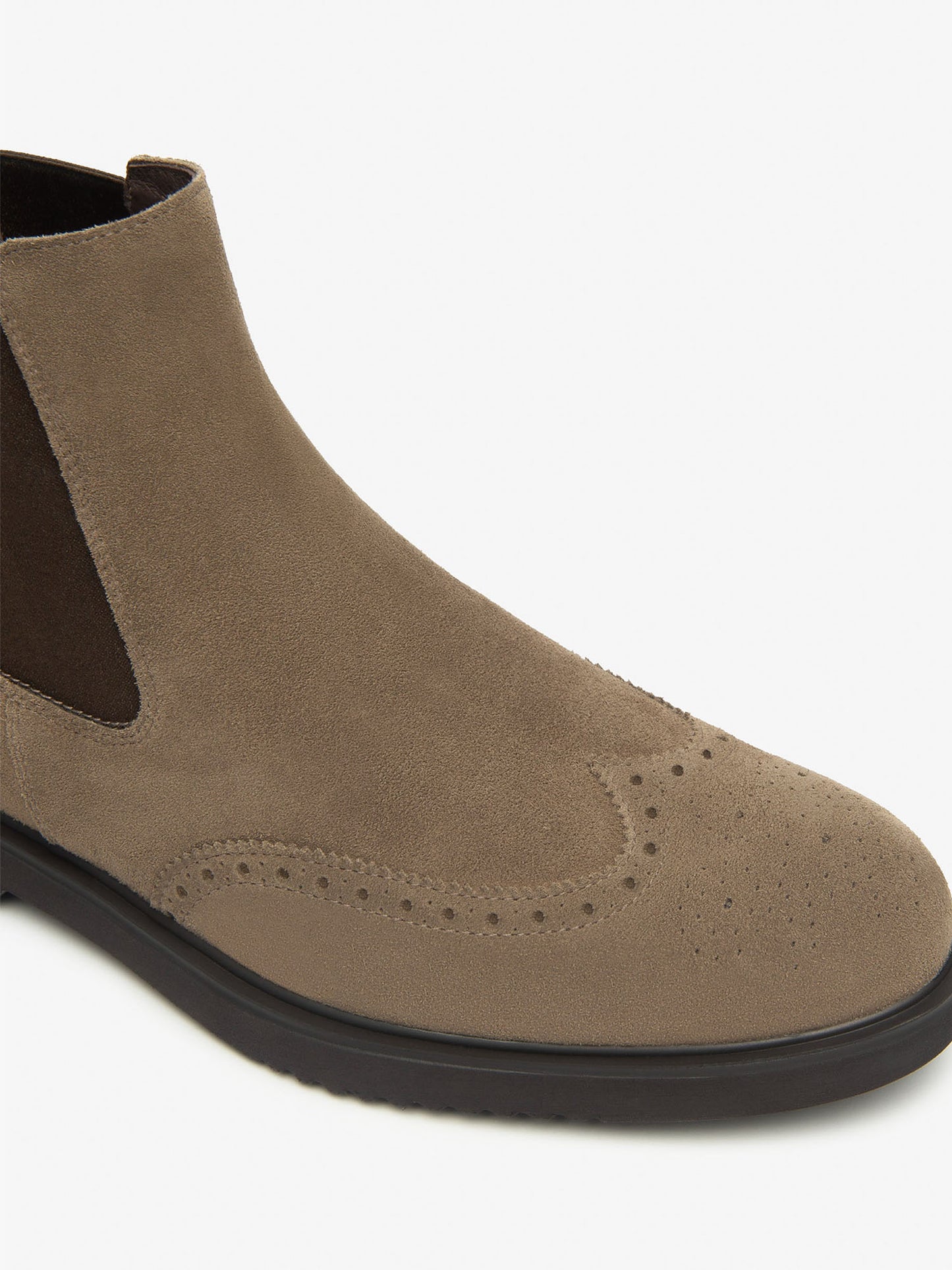 STIVALETTI CHELSEA SCAMOSCIATI NeroGiardini DA UOMO FANGO