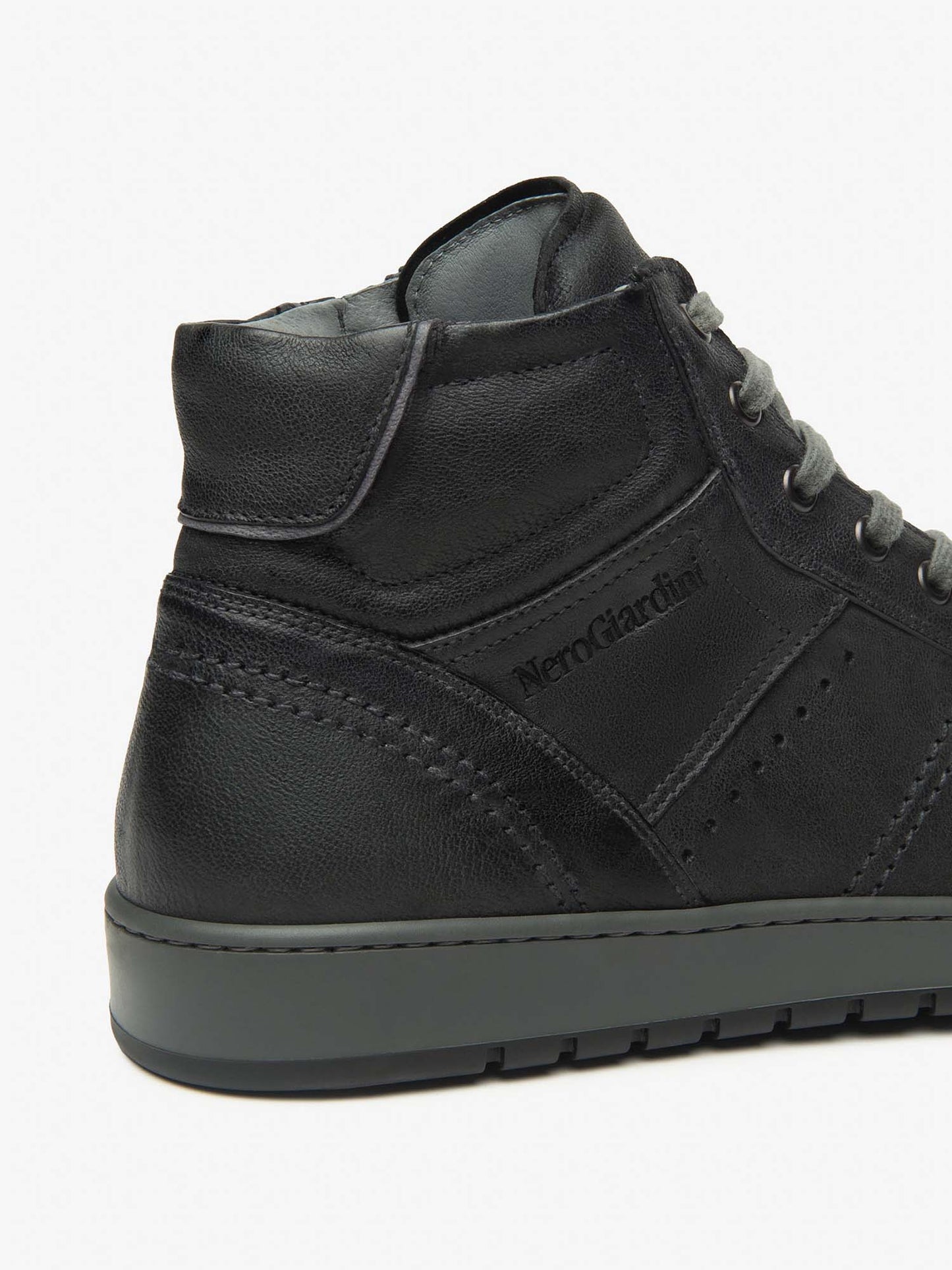 SNEAKERS ALTE NeroGiardini DA UOMO NERO