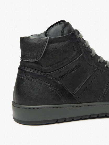 SNEAKERS ALTE NeroGiardini DA UOMO NERO