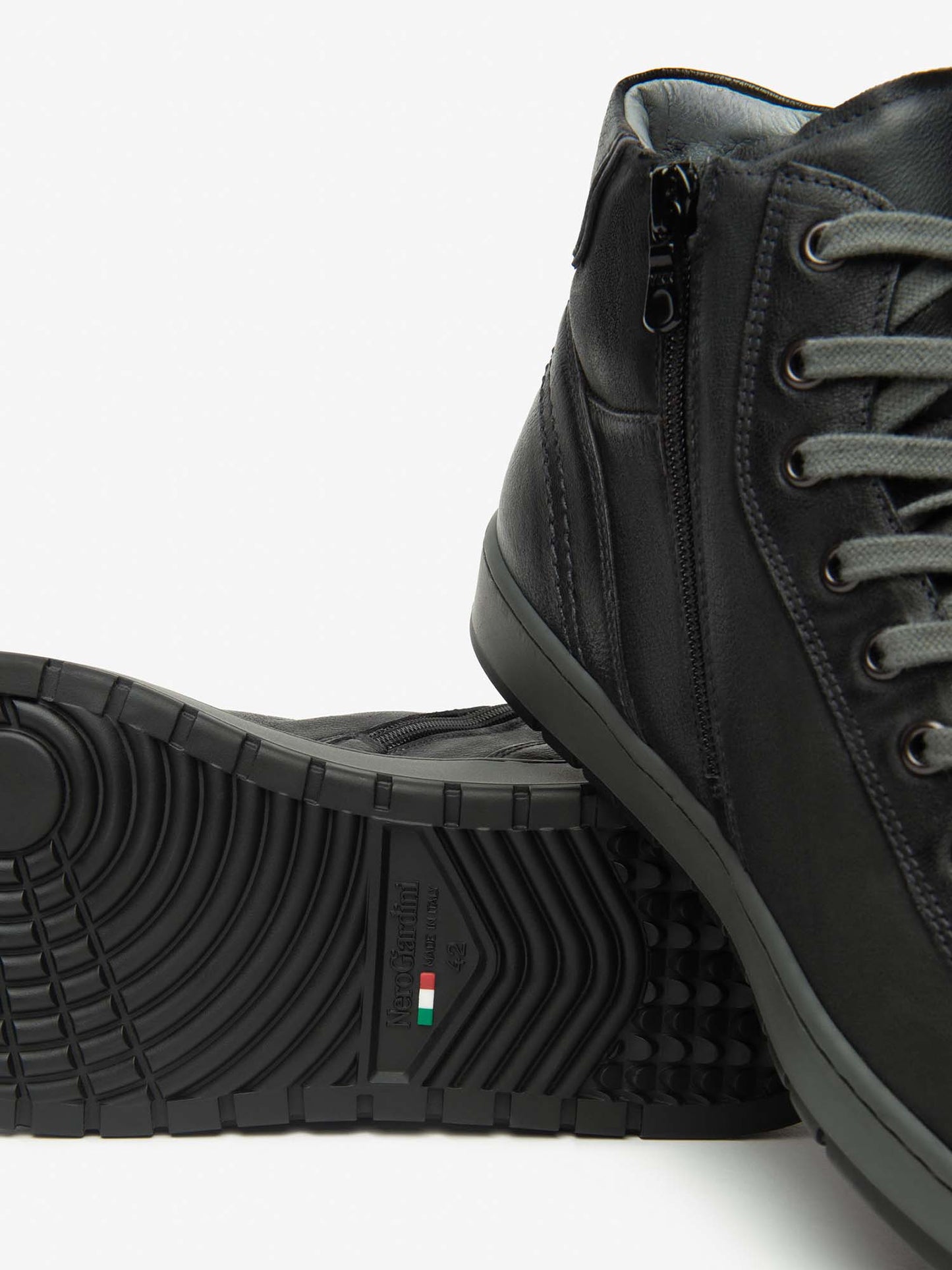 SNEAKERS ALTE NeroGiardini DA UOMO NERO