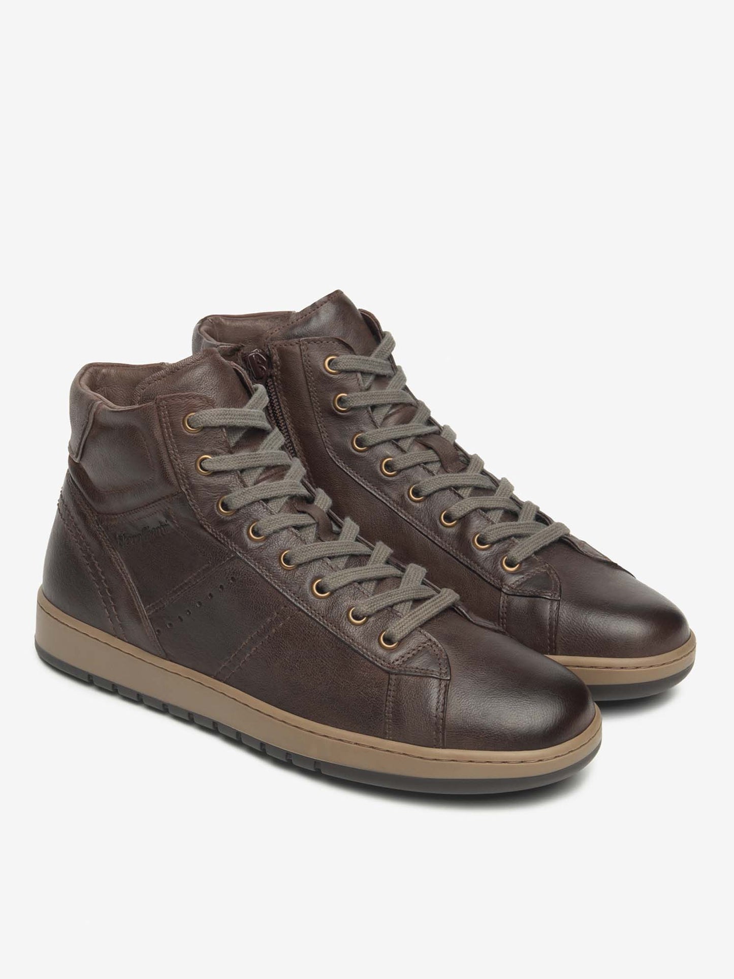 SNEAKERS ALTE NeroGiardini DA UOMO TESTA DI MORO