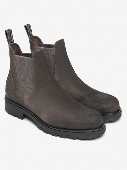 STIVALETTI CHELSEA SPORTIVI NeroGiardini DA UOMO CARBONE