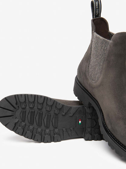 STIVALETTI CHELSEA SPORTIVI NeroGiardini DA UOMO CARBONE