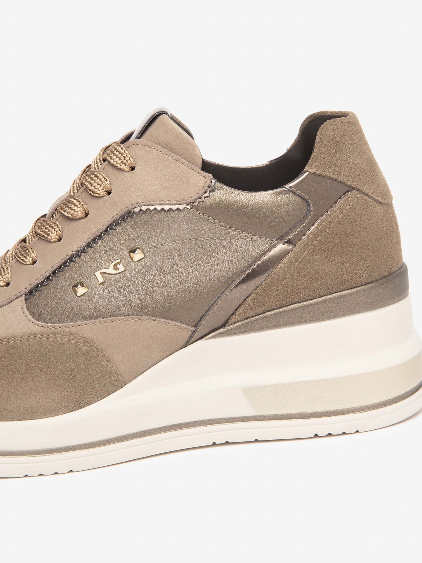 SNEAKERS CON ZEPPA NeroGiardini DA DONNA ARGILLA