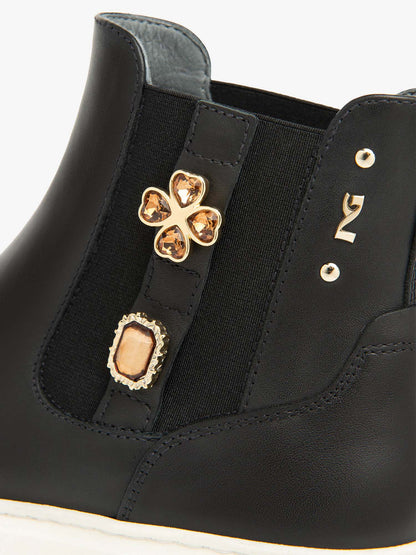 STIVALETTI CHELSEA CON ELASTICO NeroGiardini DA DONNA NERO