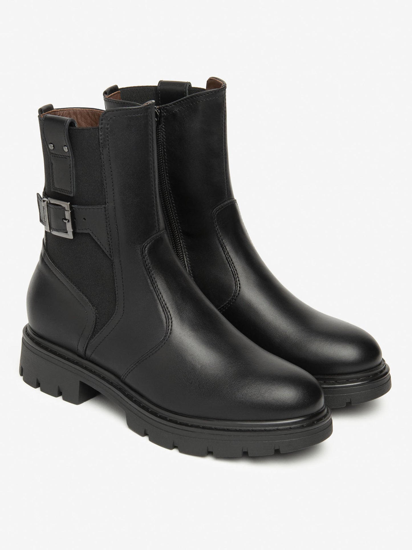 STIVALETTI CON FIBBIA NeroGiardini DA DONNA NERO