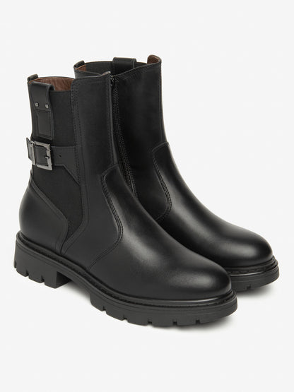 STIVALETTI CON FIBBIA NeroGiardini DA DONNA NERO