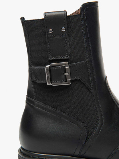 STIVALETTI CON FIBBIA NeroGiardini DA DONNA NERO