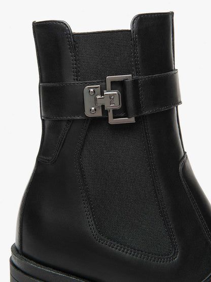STIVALETTI CHELSEA CON TACCO NeroGiardini DA DONNA NERO
