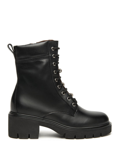 ANFIBI CON ZIP NERO GIARDINI DA DONNA NERO