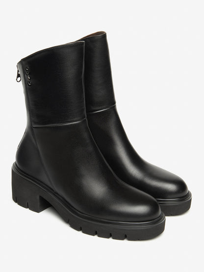 STIVALETTI ASIMMETRICI NeroGiardini DA DONNA NERO