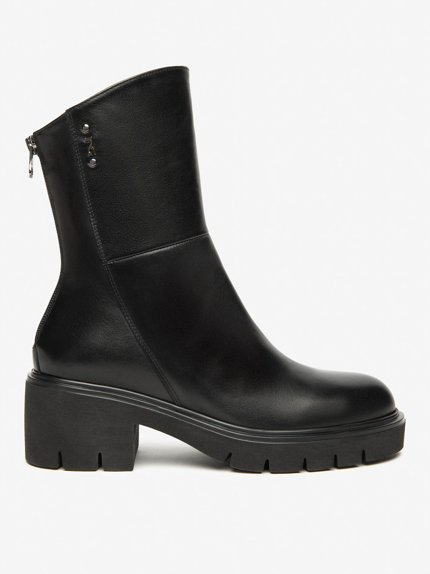 STIVALETTI ASIMMETRICI NeroGiardini DA DONNA NERO