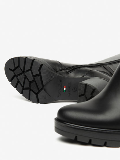 STIVALI CON TACCO ALTO IN PELLE NeroGiardini DA DONNA NERO