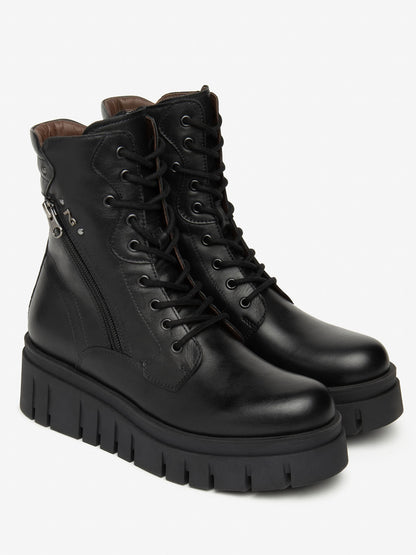 ANFIBI CON PLATFORM NEROGIARDINI DA DONNA NERO
