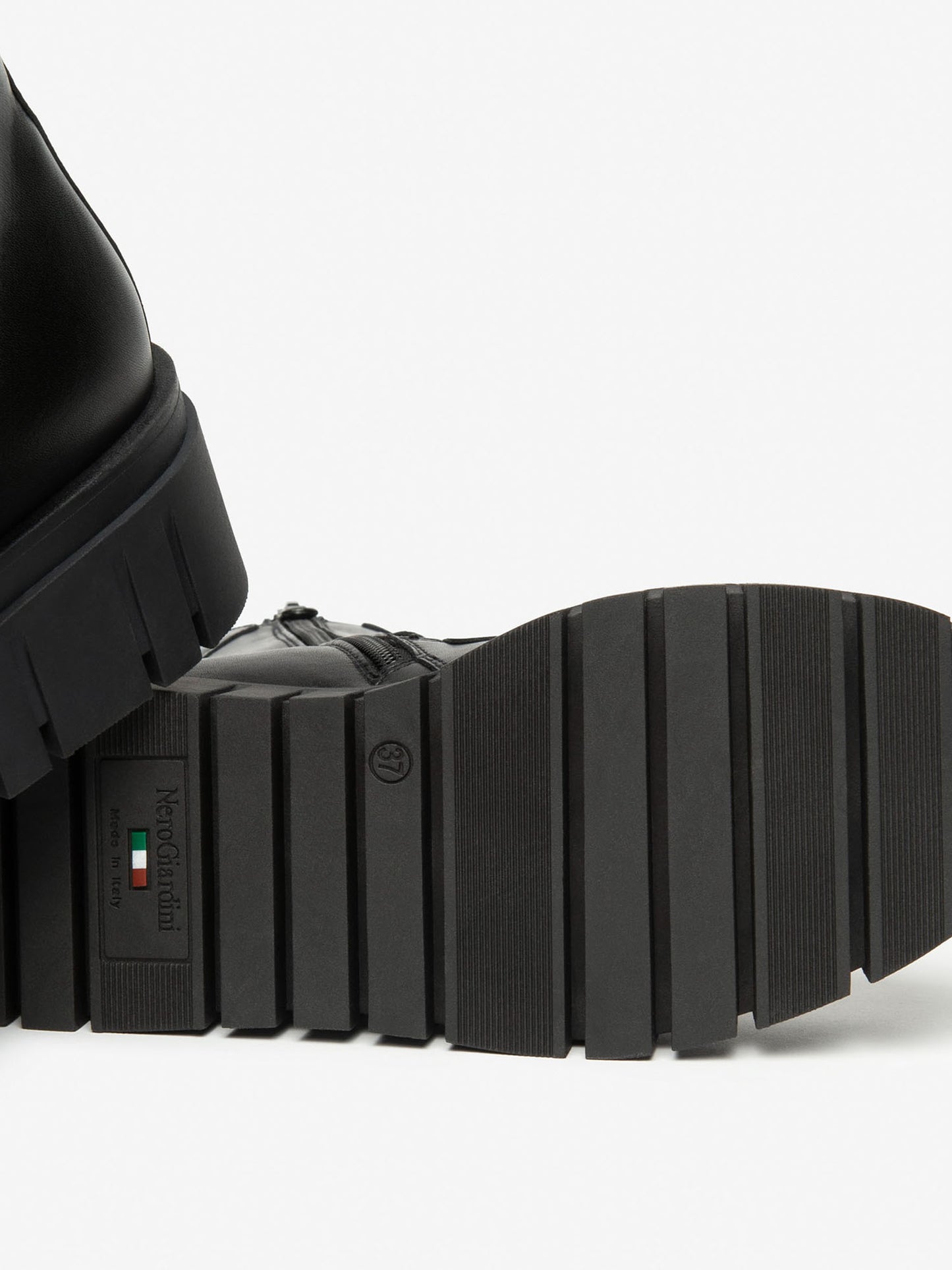 ANFIBI CON PLATFORM NEROGIARDINI DA DONNA NERO