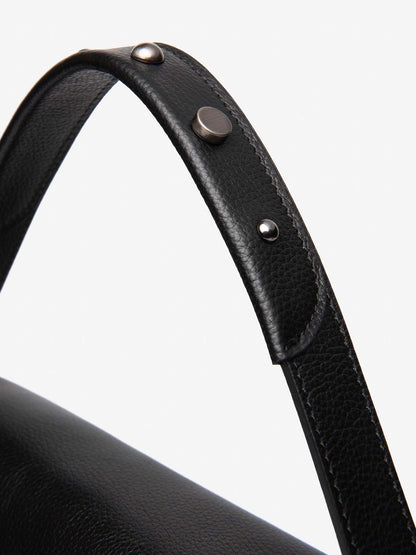 BORSA FLAP BAG CON BORCHIE NERO GIARDINI DA DONNA NERO