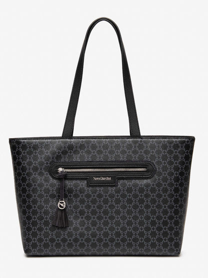 BORSA SHOPPING NERO GIARDINI DA DONNA NERO