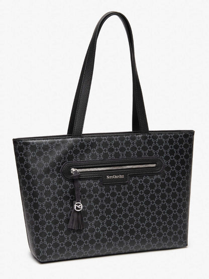 BORSA SHOPPING NERO GIARDINI DA DONNA NERO