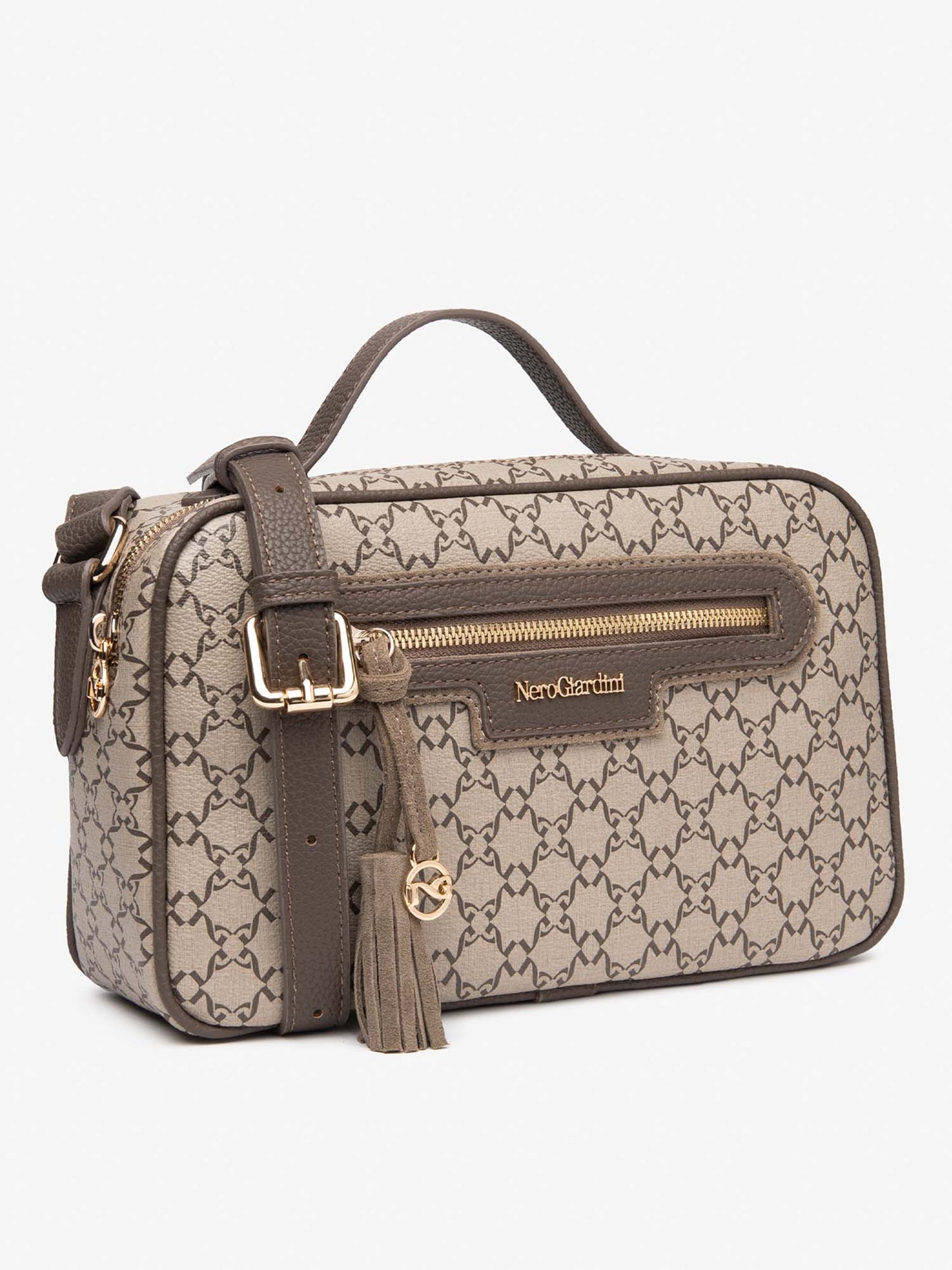 BORSA CAMERA NERO GIARDINI DA DONNA ECRU'