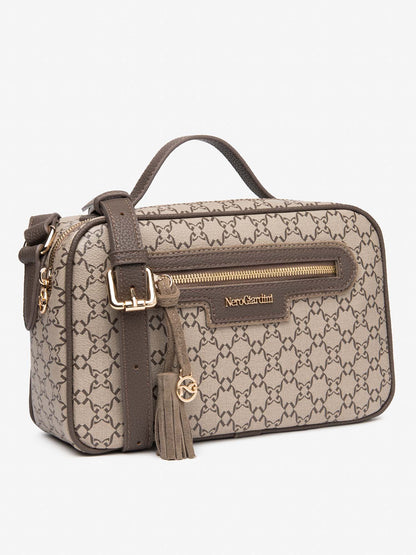 BORSA CAMERA NERO GIARDINI DA DONNA ECRU'