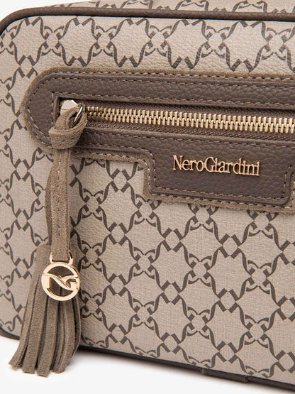 BORSA CAMERA NERO GIARDINI DA DONNA ECRU'