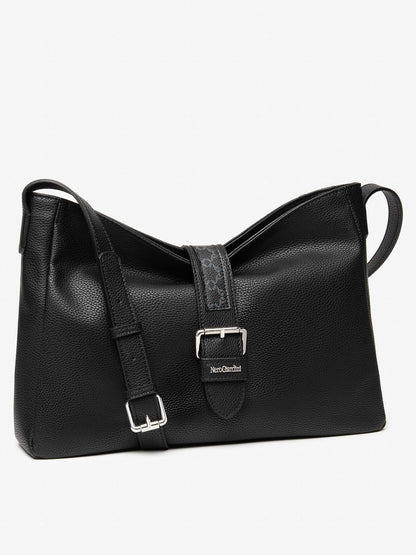 BORSA A TRACOLLA NERO GIARDINI DA DONNA NERO