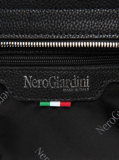 BORSA A TRACOLLA NERO GIARDINI DA DONNA NERO