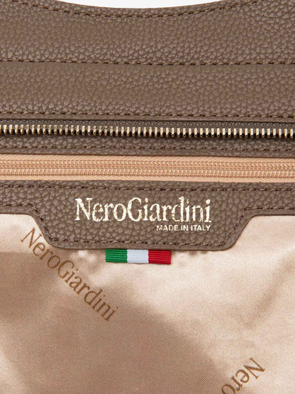 BORSA A TRACOLLA NERO GIARDINI DA DONNA NOCE