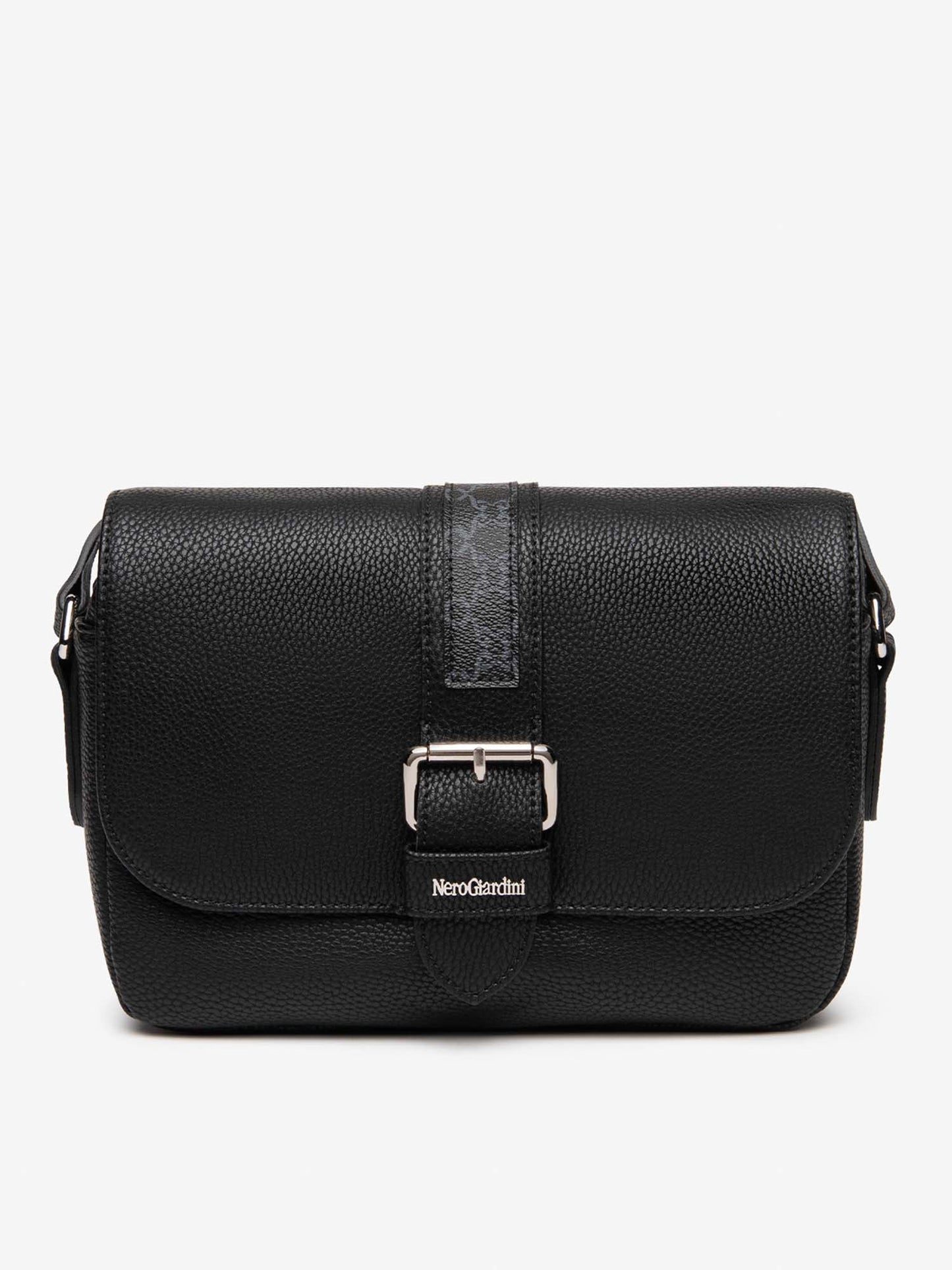 BORSA FLAP BAG NERO GIARDINI DA DONNA NERO