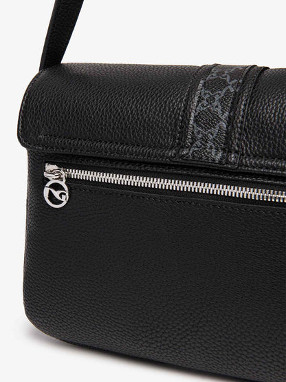 BORSA FLAP BAG NERO GIARDINI DA DONNA NERO