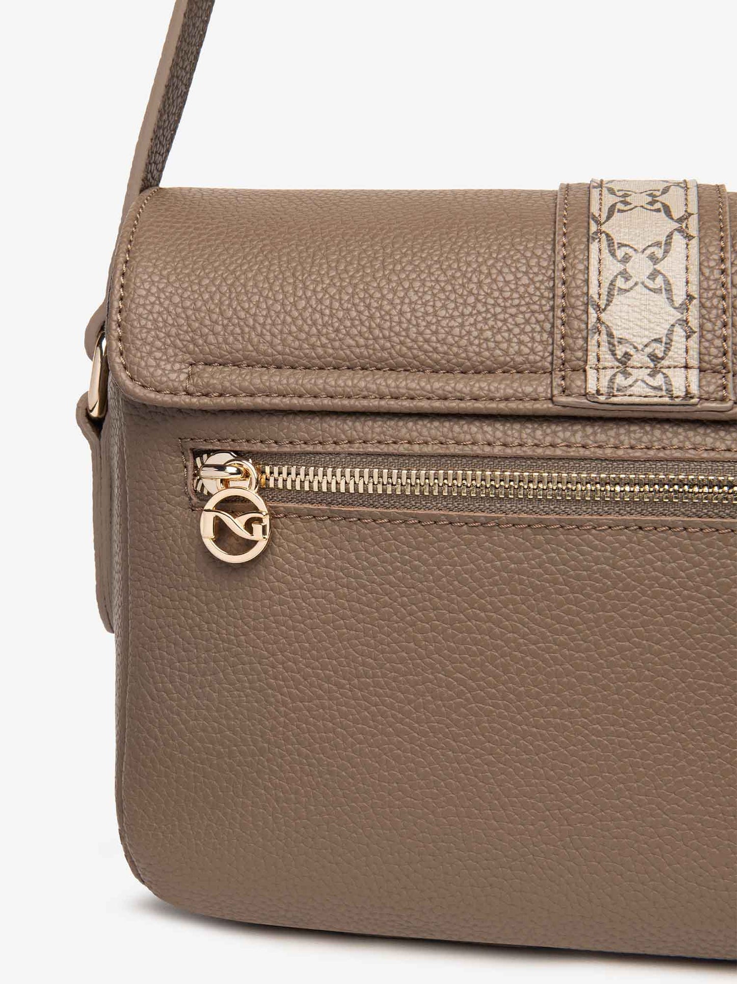 BORSA FLAP BAG NERO GIARDINI DA DONNA NOCE