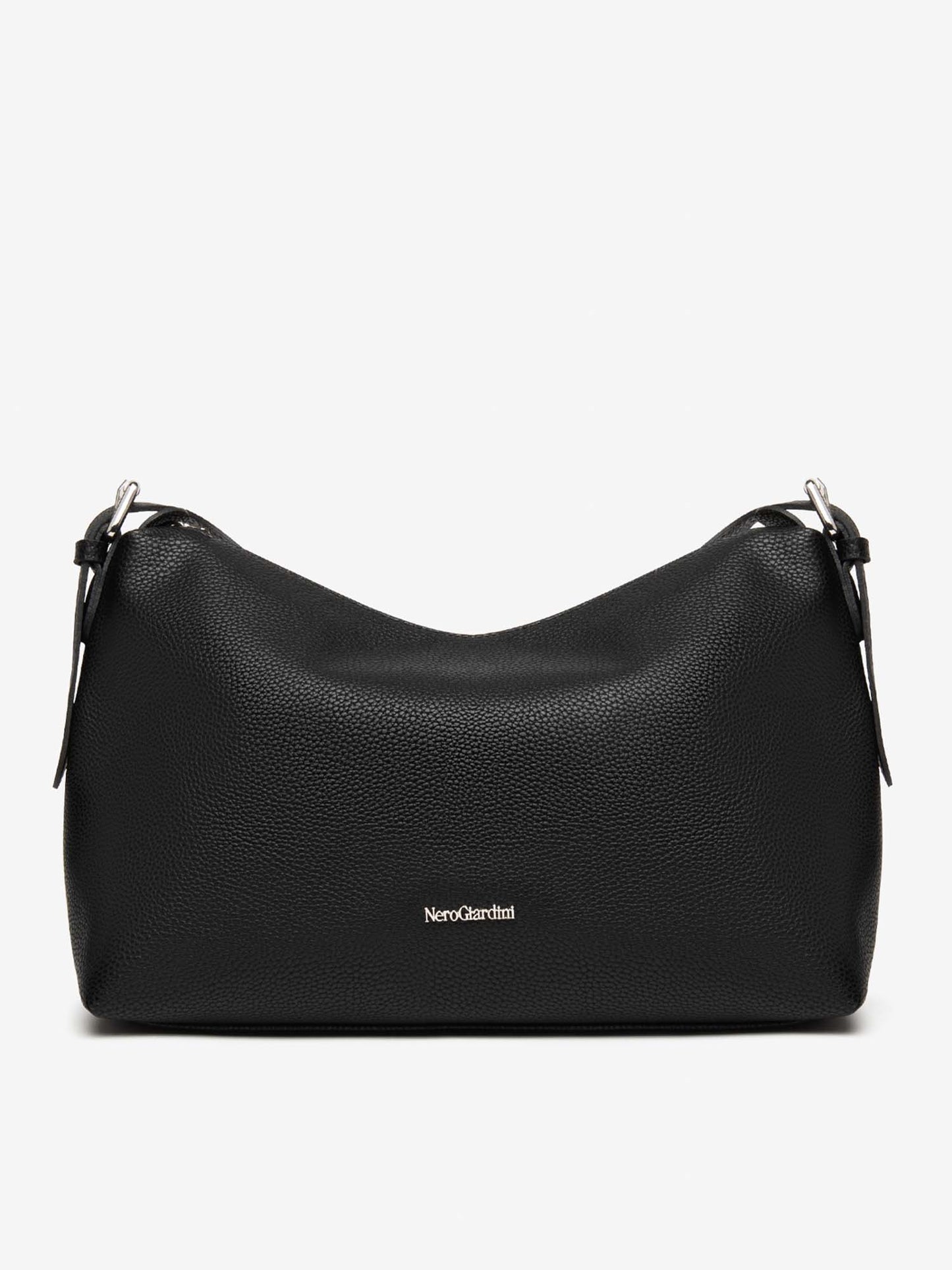 BORSA A TRACOLLA NERO GIARDINI DA DONNA NERO