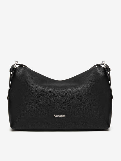 BORSA A TRACOLLA NERO GIARDINI DA DONNA NERO
