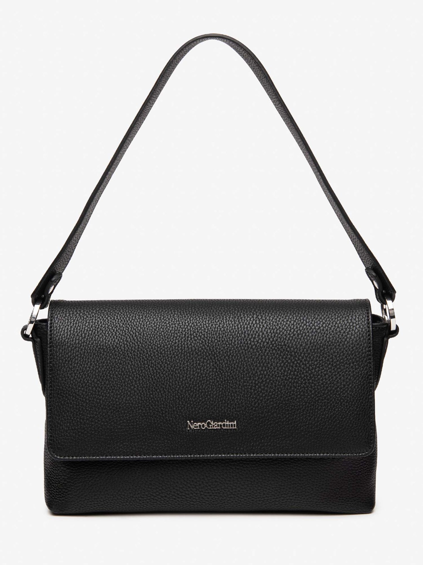 BORSA FLAP BAG NERO GIARDINI DA DONNA NERO